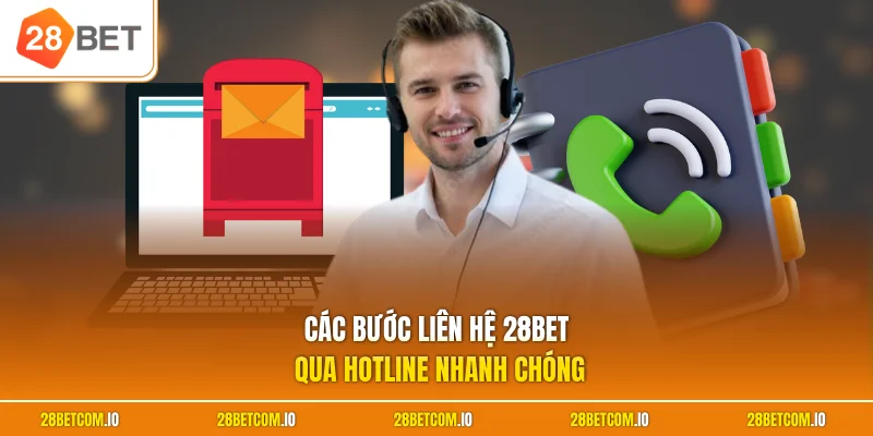 Liên hệ 28BET 1 Các bước liên hệ 28BET qua hotline nhanh chóng