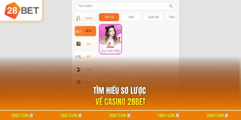 Tìm hiểu sơ lược về casino 28BET 
